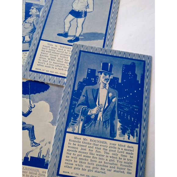 32 Blind Date For Women Horoscope Fortune Teller Penny Arcade Cards Exhibit 1941 - Picture 5 of 7